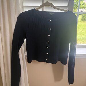 Wild fable pearl button down sweater